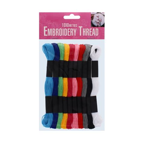 Wholesale Embroidery Thread Set 8Metres 10 Pack