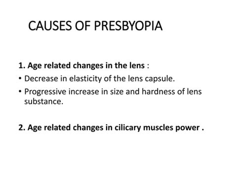 Presbyopia By Juned Ppt Ppt