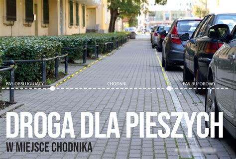 Droga dla pieszych w miejsce chodnika Prawo i procedury Stołeczny