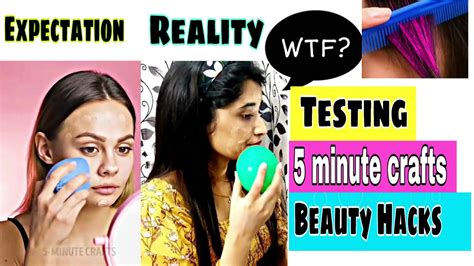 Testing Out Viral Beauty Hacks By 5 Minute Crafts In Hinditrying Out