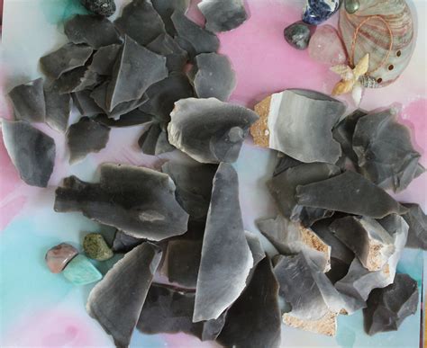 Raw Flint Sweepings Stones Chips Chunks For Knapping Etsy