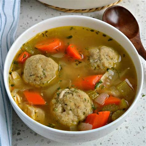 Clear Chicken Soup With Matzo Balls At Jessica Muff Blog