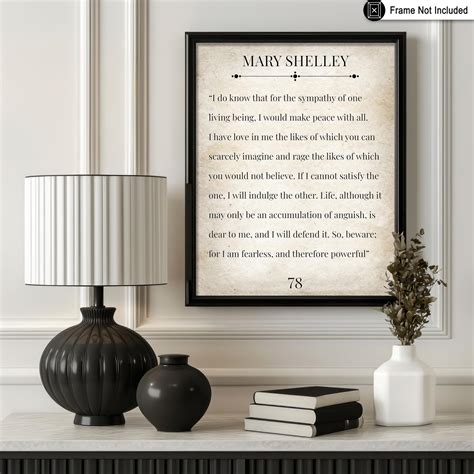 Frankenstein Philosophy Quotes Frankenstein Book Quote | Print On Book