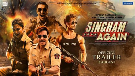 Singham Again Official Trailer Ajay Devgn Deepika Padukone Akshay