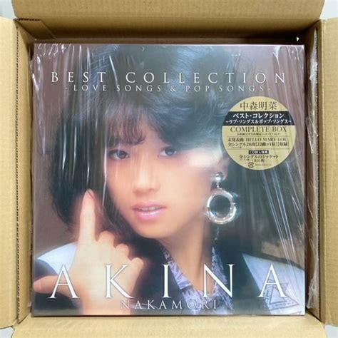 【未使用】中森明菜 ベスト・コレクション ～ラブ・ソングスandポップ・ソングス～complete Box 2cd4lp 完全生産限定盤 6枚組