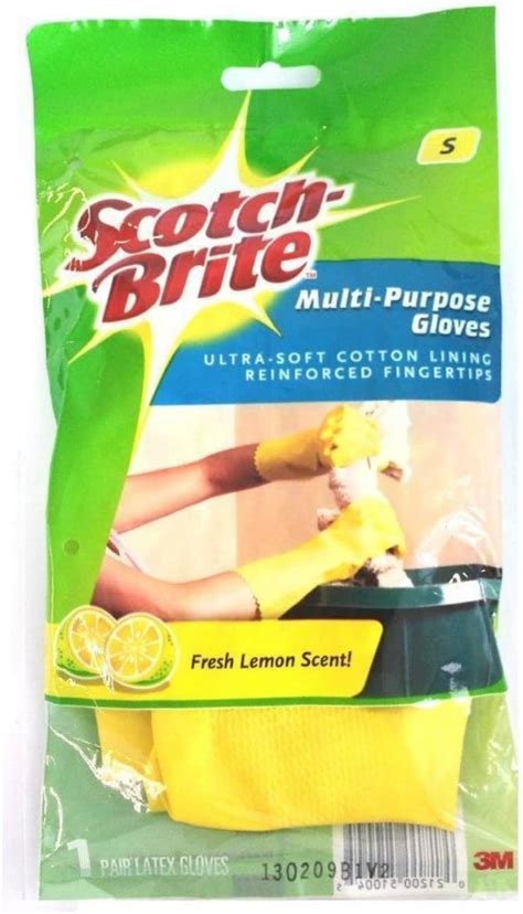 Scotch Brite Strong Gloves Small Size 1 Pair Pack Heavy Duty