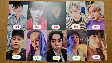 Exo Photocards Bambi Baekhyun Brand New Xiumin Suho Trading Card