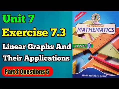 Part Q Exercise Unit Linear Graph And Their Application Class