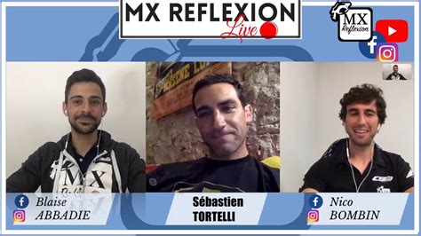 MX Reflexion Live avec Sébastien Tortelli YouTube