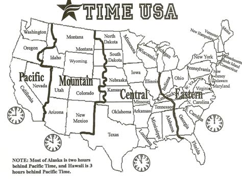 Us Map Time Zones Printable Classroom Usatimezones Base 5 Refrence ...