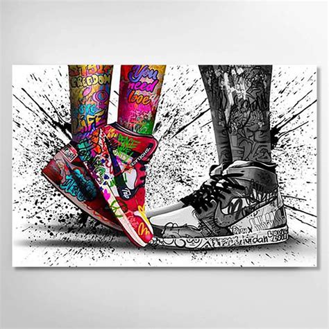 Jordan Graffiti Canvas - Air Jordan Graffiti Art | MusaArtGallery ...