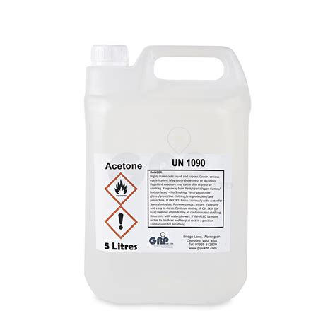 Acetone (2.5Lt) – GRP UK LTD