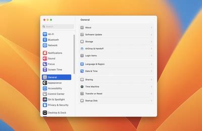 Get To Know The System Settings App On MacOS Ventura The Mac Security