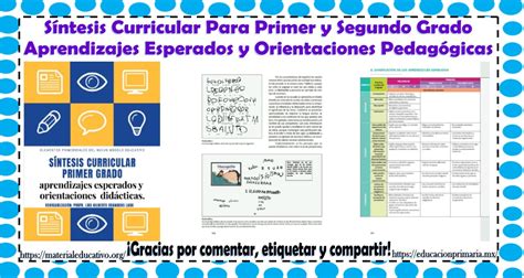 Aprendizajes Esperados Tercer Grado Primaria