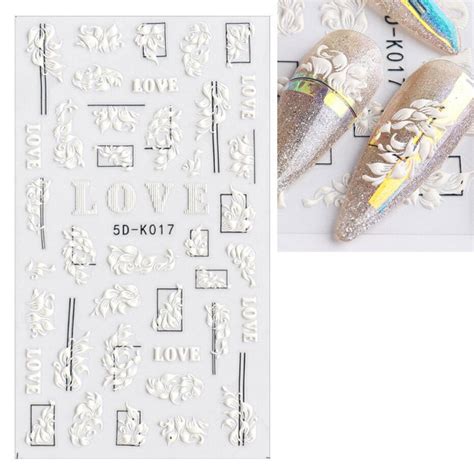 3D Nail Sticker Schnörkel Nail Sticker Nailart Lovenails Shop