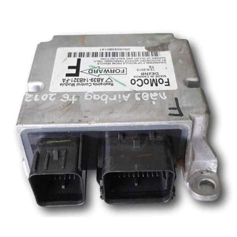 Airbag Sensor Control Unit Ecu Ford Ranger Ab B Fa