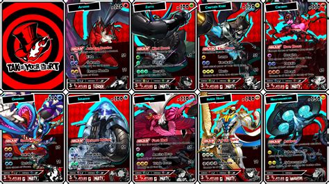 Persona 5 Cards Based On Pokémon Tcg Rpersona5