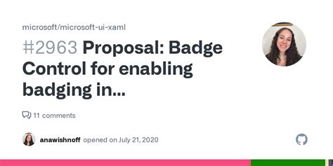 Proposal Badge Control For Enabling Badging In NavigationView Issue