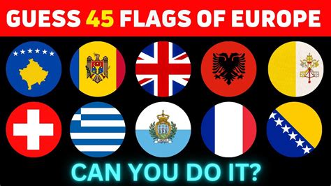 European Flags Quiz Test Your Knowledge YouTube