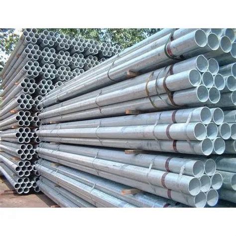 Round Galvanized Iron Water Pipes Length M Thickness Mm At Rs