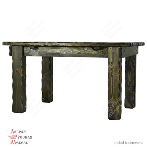 Мебель из массива сосны – купить стол из массива сосны под старину ...