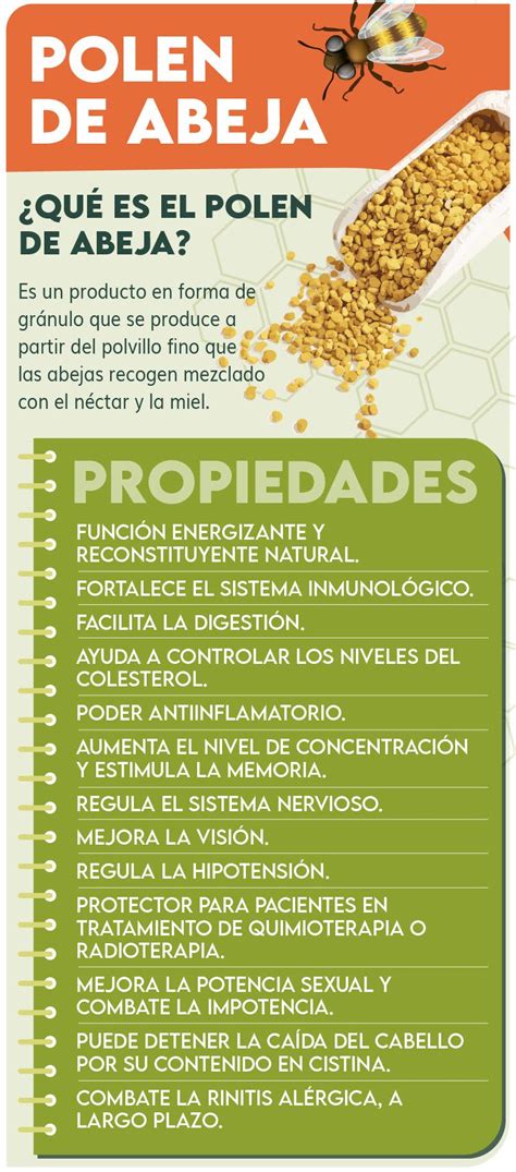 Polen De Abeja Propiedades Y Beneficios DKV