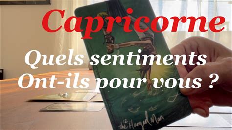 Capricorne Quels Sont Leurs Sentiments Pour Vous Novembre