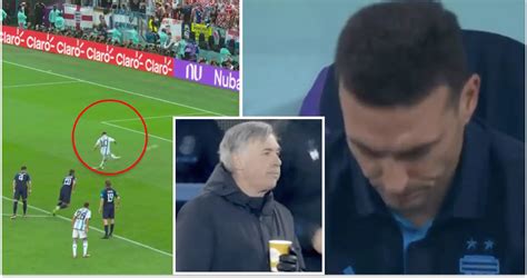 Está Convirtiéndose En Ancelotti La Extraña Reacción De Scaloni Al