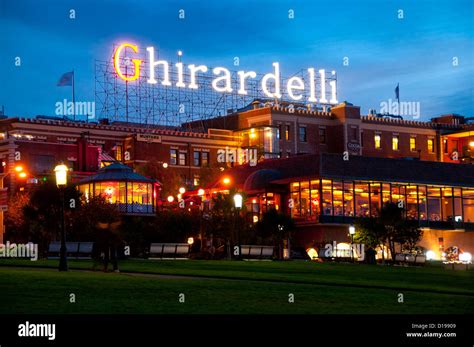 Ghirardelli Chocolate Factory San Francisco CA Stock Photo, Royalty ...