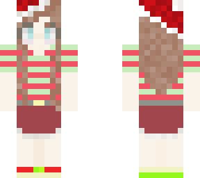 Cute Christmas elf | Minecraft Skin