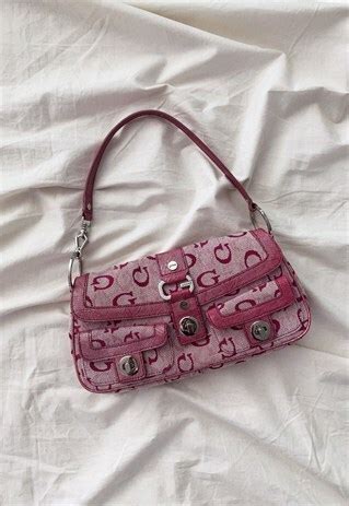 Vintage Y K S Pink Guess Baguette Bag Showu Asos Marketplace