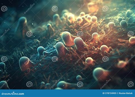 Probiotica Batteri Biologia Microflora Colonia Di Escherichia Coli Per