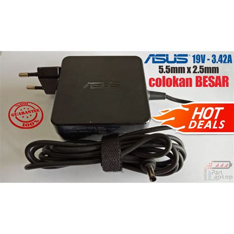 Jual Adaptor Charger Cas Laptop Asus 19v 342a Original New Model Indonesiashopee Indonesia