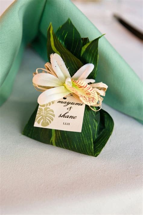 8 cadeaux tropicaux pour vos invités Art deco wedding favors