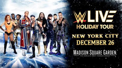 Wwe Stellt Rekord Bei Der „holiday Tour Live Houseshow Im Madison