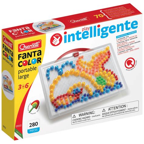 Quercetti Mosaïque à crayons Fanta Color Portable 280 pièces