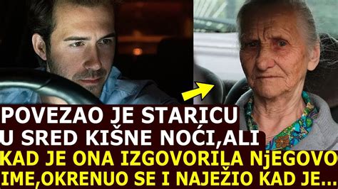 POVEZAO STARICU U SRED NOĆI ALI KAD JE ONA IZGOVORILA NjEGOVO IME