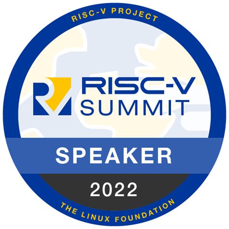 Speaker RISC V Summit 2022 Credly