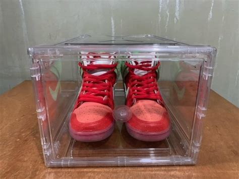 Transparent Acrylic Shoe Box Front Drop Furniture Home Living