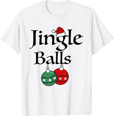 Tinsel Tits And Jingle Balls Matching Christmas Tee Shirt