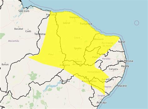 Inmet Alerta Para Chuvas Intensas Em Cidades Do Rn Veja Lista