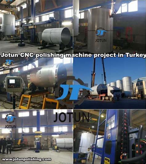 Jotun CNC Polishing Machine Project In Turkey Stainless Steel Tanks