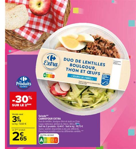 Promo Salade Carrefour Extra Chez Carrefour Icatalogue Fr