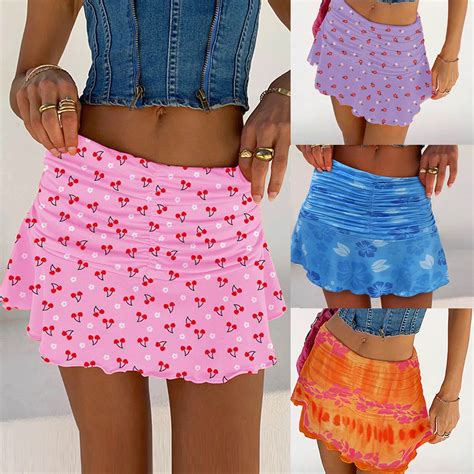 Korean Fashion Skirt Summer Women Mini Skirts Sexy Club Mini Skirt