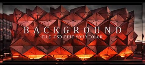 geometric facade   modern building premium ai generated psd