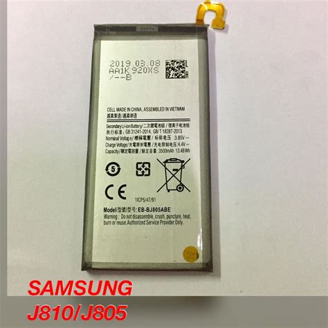 REPLACEMENT Samsung EB BJ805ABE J8 J810 Or A6 Plus 2018 A605