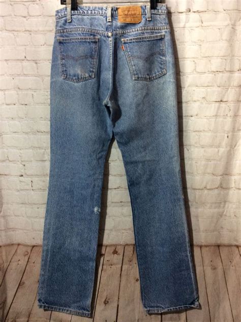 S Levi S Bootcut Saddleman Orange Tab Jeans Made In Usa X