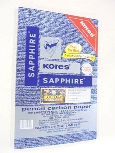 Pe Coating Blue Kores Sapphire Pencil Carbon Paper Pigmented Coating