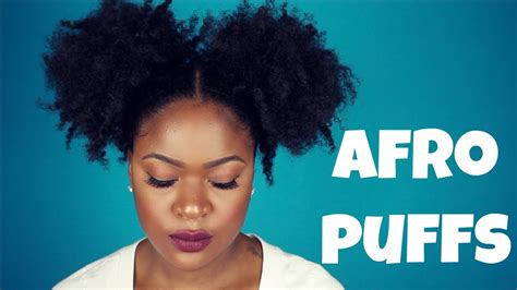 Double Afro Puffs On Natural Hair Trophdoph Youtube