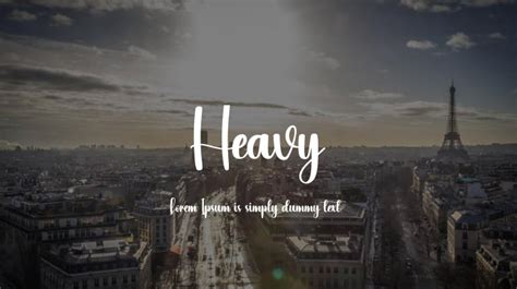 Heavy Font : Download Free for Desktop & Webfont